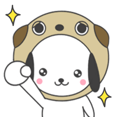 Taro dog sticker 3