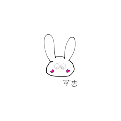 rabbit cuteheart