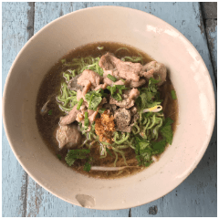 noodles soup street food thailand