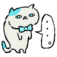pop color cool cat Sticker japan