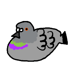 The!Pigeon Sticker