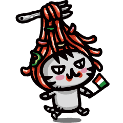 Bonboya-zyu Chibi Stickers 5 ITALIAN