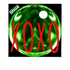 XOXO stamp ( a mole ) of lihua