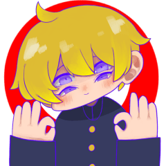 Eye of a male junior high school student