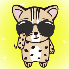 I LOVE Leopard cat-3
