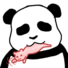 Funny Panda's Baby and Panda Stickers