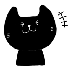 Stray black cats