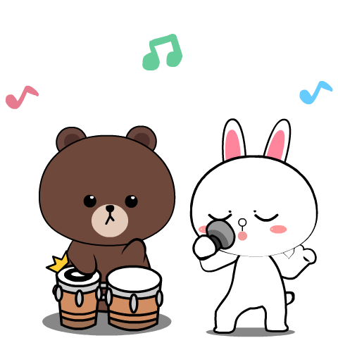 Sticker BROWN & FRIENDS : Andie v2