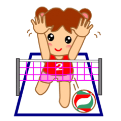 HONWAKA I love volleyball