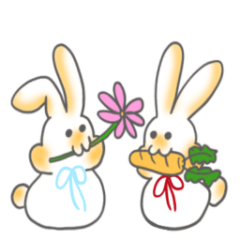 Rabbit sticker (Chinese &japanese)