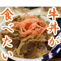 I want to eat beef bowl