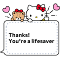 【英文版】Hello Kitty Message Stickers