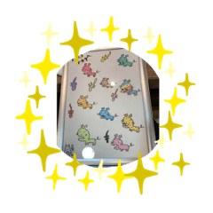 トトロトカゲを書いたマスター画伯