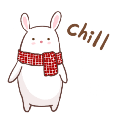 Cotton rabbits for Christmas