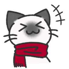 Scarf Cat(Siamese)