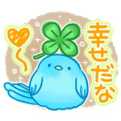 Happy dream blue bird