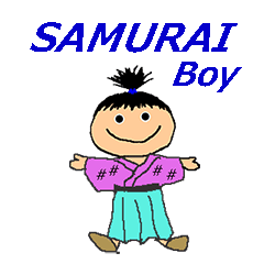 Cute SAMURAI Boy!