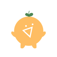 敷衍的顏文字橘子！！