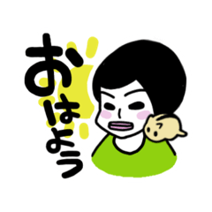 ハムスターとマイペース女子