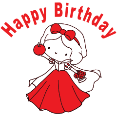 wenlan birthday cartoon girl set