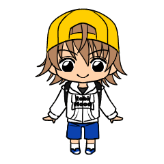 Elementary school boy Takajun.