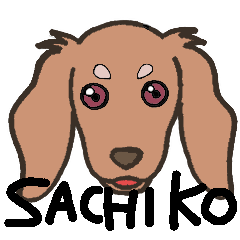 Sachiko-Sticker(dog)