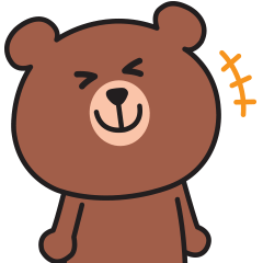 Bear's sticker (LINE sticker day)