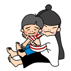 A Mom and Kid  Stickers(Mom ver.)