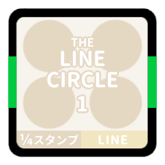 LINE CIRCLE 1 [1-4][IVORY][LINE]