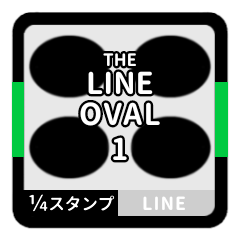 LINE OVAL 1 [1-4][BLACK][LINE]
