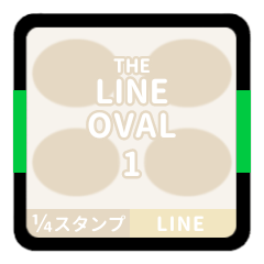 LINE OVAL 1 [1-4][IVORY][LINE]