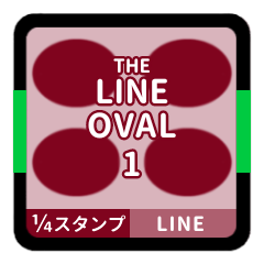 LINE OVAL 1 [1-4][BORDEAUX][LINE]