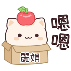 小星貓姓名貼2_麗娟專用