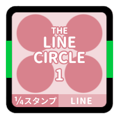 LINE CIRCLE 1 [1-4][PINK][LINE]
