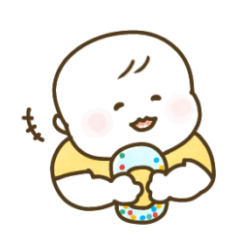 KURUMI babys anime sticker