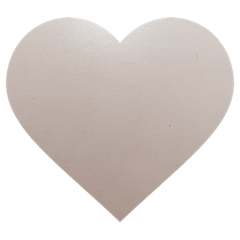 Heart beige