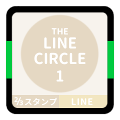 LINE CIRCLE 1 [2-3][IVORY][LINE]