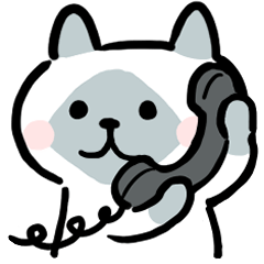 Telephone consultation cat