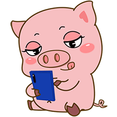 Pink pig piggy