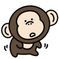【イヤイヤ期】シュールなミニ猿