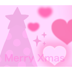 Merry Xmas&ハート♡スタンプ