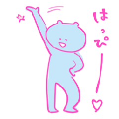 happy Sticker san