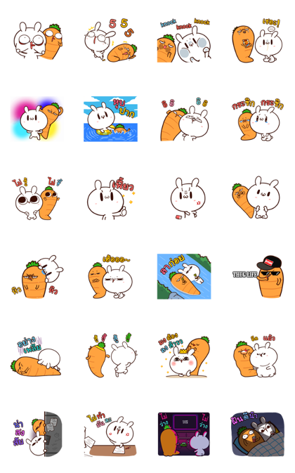 Moose the Rabbit & Babe Carrot 5(KS)