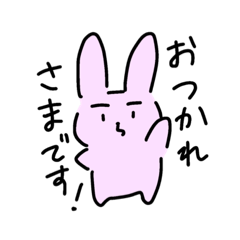 Rabbit Stickers by namako