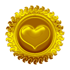 Heart Collection 221 (Golden Heart)