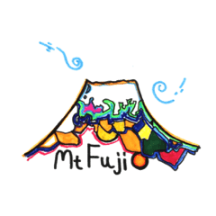 Mt Fuji Stickers Shougatsu