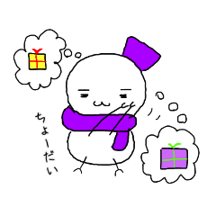 purple snowman 3