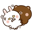 激動小饅頭♥LINExBROWN 熊大AND兔兔
