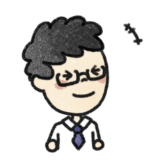 Office worker with glasses default style
