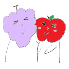 Mr. Grapes and Ms. Apple